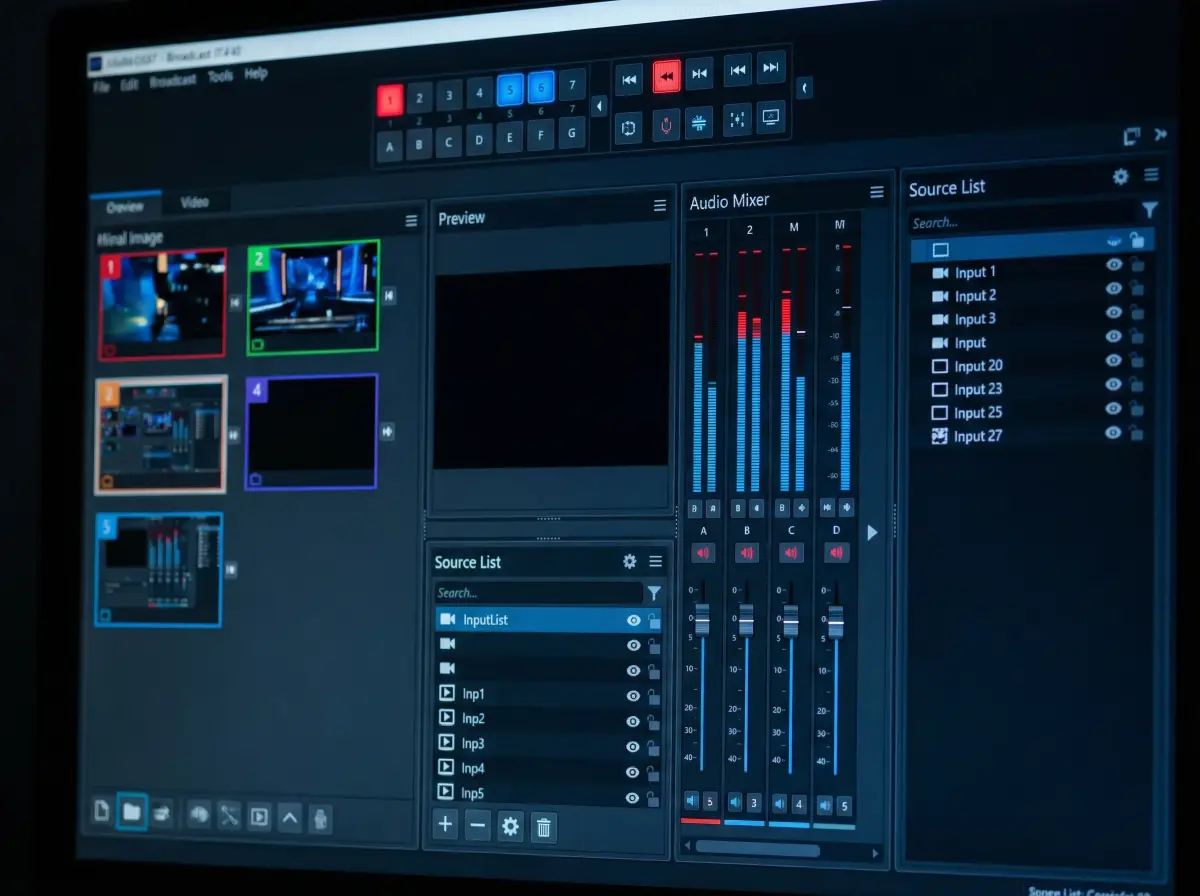OBS Studio 推流参数优化教程 直播控制台